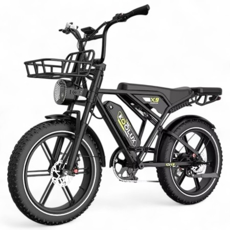 Bicicleta eléctrica KOOLUX X9 250W 48V 15,6Ah 20"