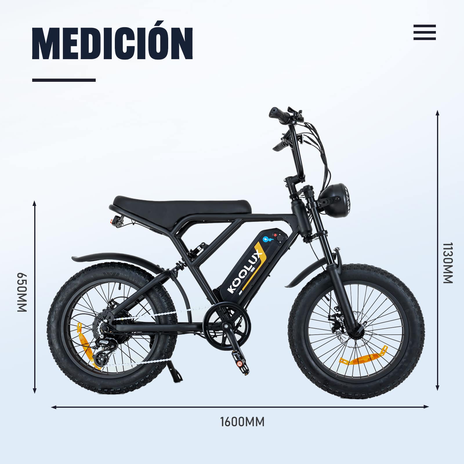 Bicicleta eléctrica KOOLUX BK29 250W 48V 15Ah 20